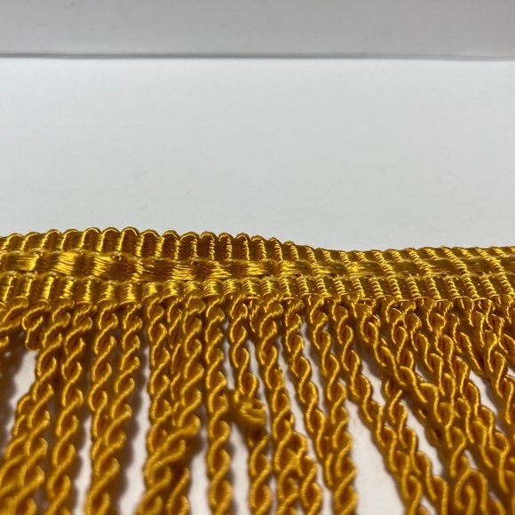 2" Bullion Fringe Gold Trim Fabric Sewing 10 yards - Picture 10 of 13